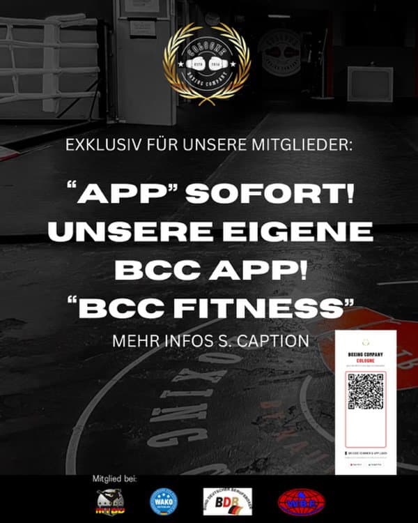 🥊 GAME CHANGER: Eure eigene BCC FITNESS App ist da – und sie ist für Mitglieder KOSTENLOS! 📲🔥 Endlich alles an einem Ort, was euer Traini